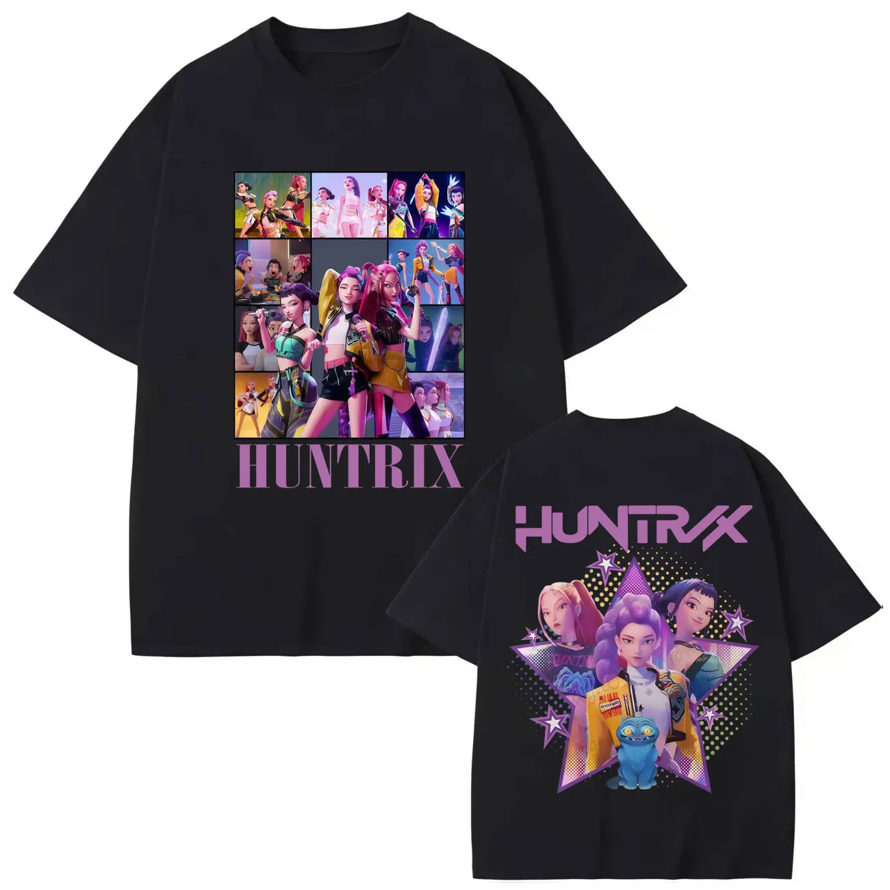 

Hot Movie KPop Demon Hunters Merch T-shirt Men Women Clothing Cartoon Fashion T-shirts Harajuku Y2k Style Short Sleeve T Shirts