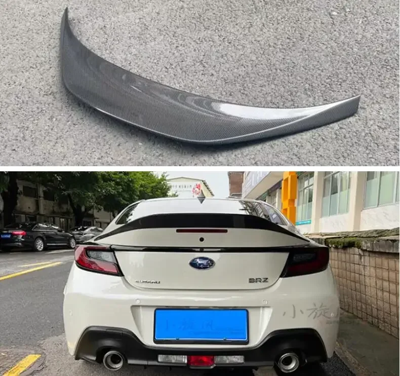 Hot! Spoiler For Toyota GR86 ZA86 / Subaru BRZ 2021 2022 2023 2024 Wing Lip Tail Trunk Spoilers Real Carbon Fiber