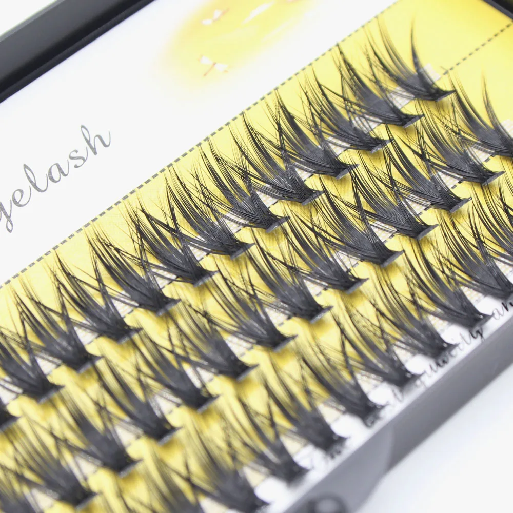 Professional Makeup Individual Cluster EyeLashes Grafting Fake False 40D Mink eyelash extension individual eyelash bunche 60pcs