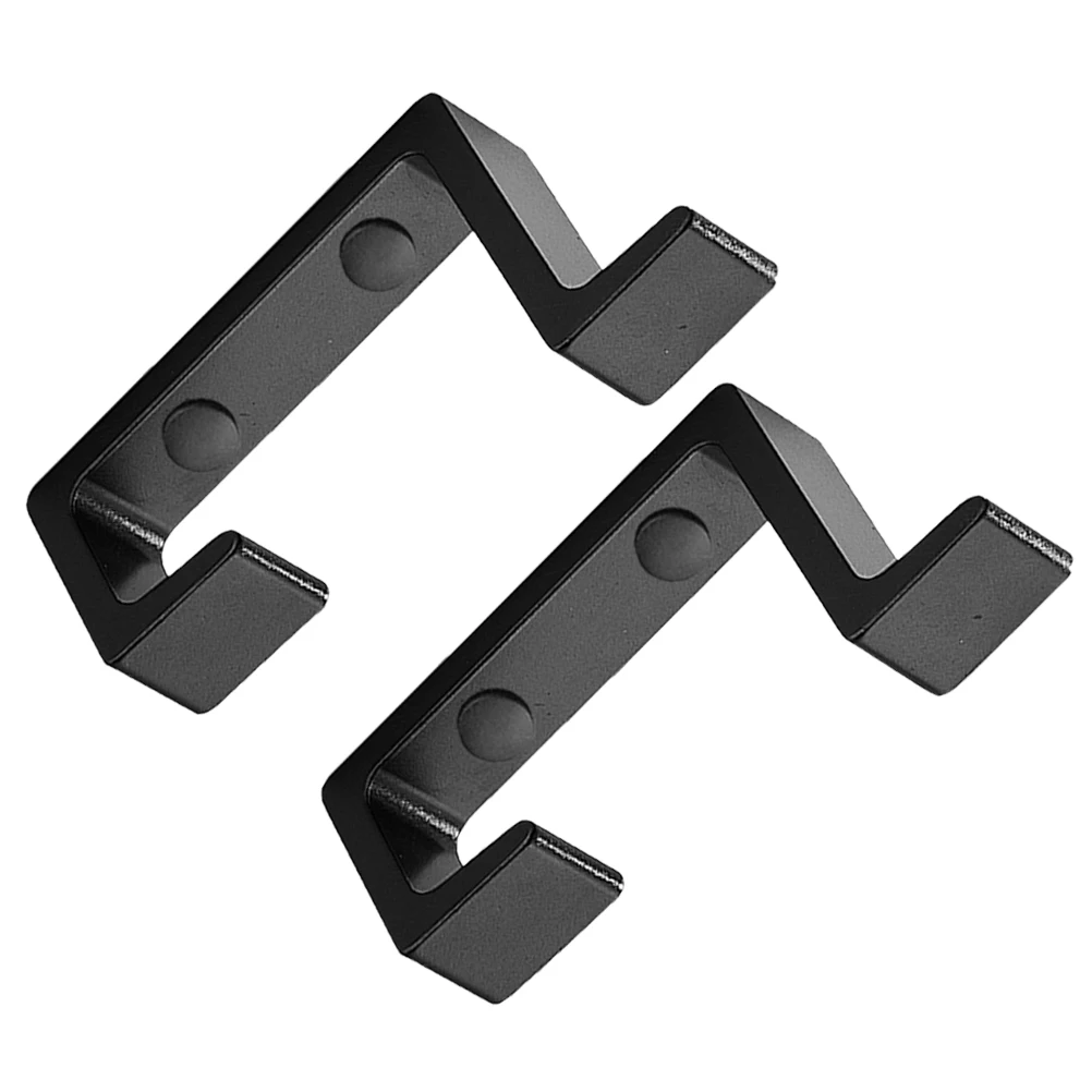 

2 Pcs Double Coat Hangers for Clothes Keys Umbrella Storage Wall Hat Wall Hook Hook Hooks Space Saving No Rust
