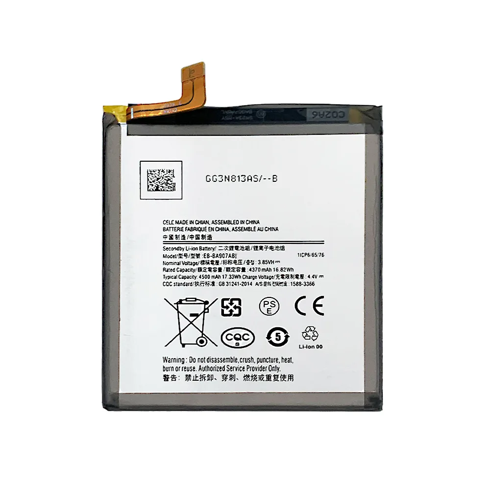 Replacement Battery EB-BA907ABY For Samsung Galaxy S10 Lite G770 G770F 4500mAh Phone Batteries Lithium Battery