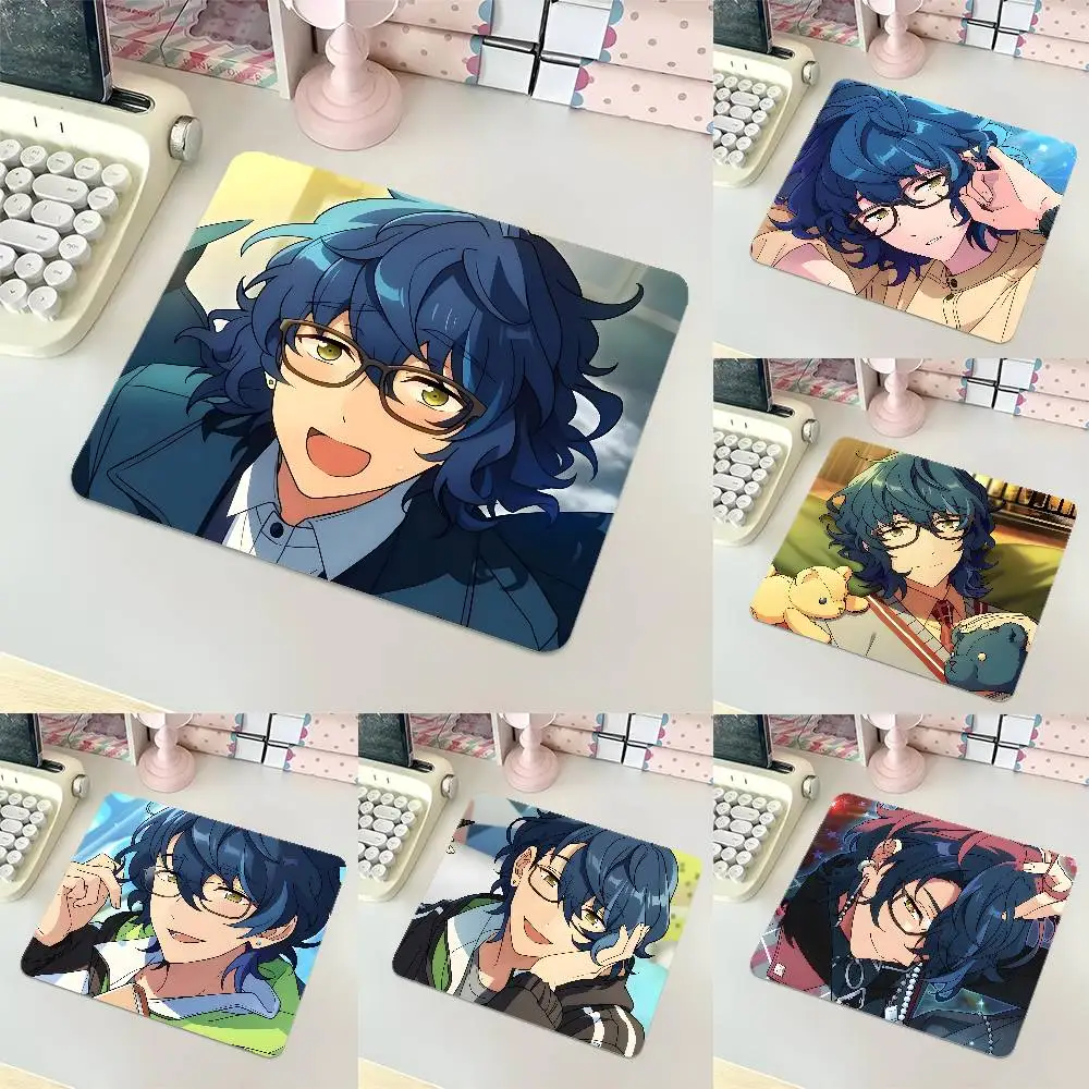 1pc Tsumugi Aoba Cartoon Small Mousepad Keyboard Pad Laptop Cushion Non-slip Deskpad