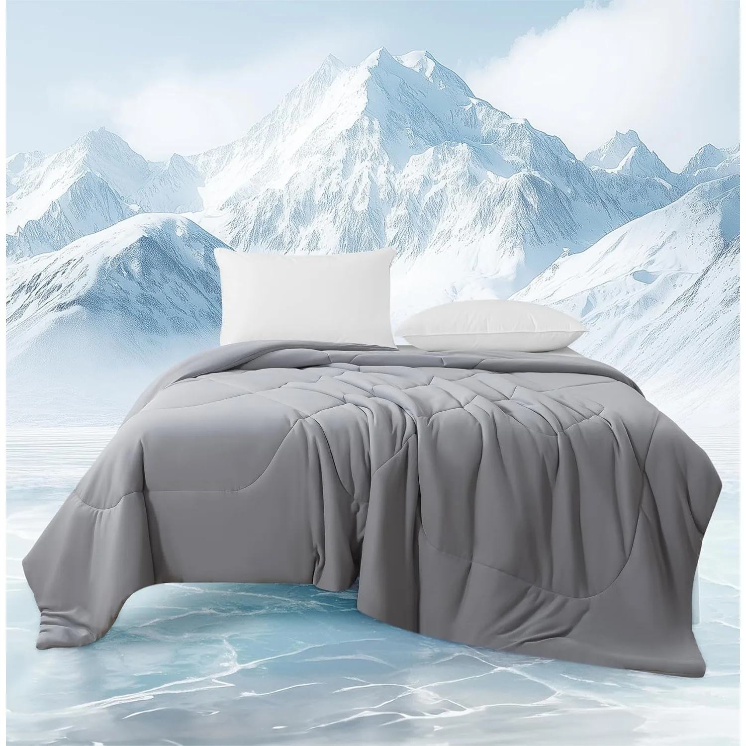 

MASVIS Cooling Blankets for Hot Sleepers, Luxury Lightweight Cozy Soft Throw, Double Sided Breathable Blanket for Bed Couch