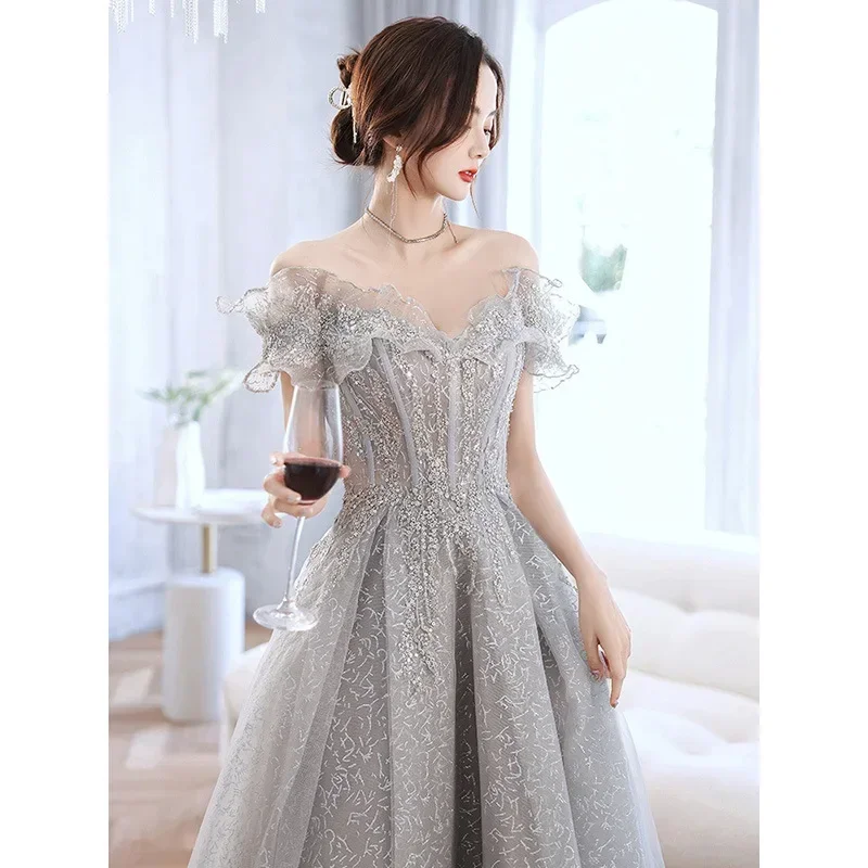 Vestido de noche lujoso para boda, fiesta de noche, elegante, de lujo, para celebridades, vestidos de cumpleaños para graduación, vestidos de Gala formales 2024