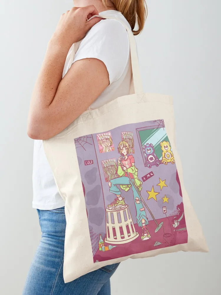 Dream Tote Bag custom fabric bag Portable shopping bag canvas shopping reusable shopping