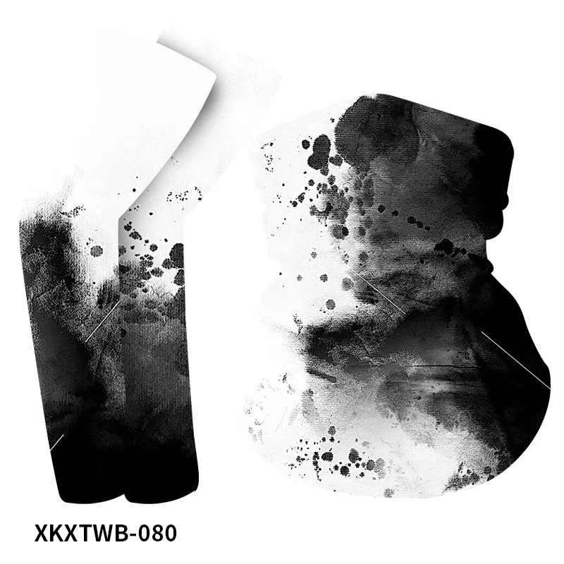 

Маска для защиты от солнца из ледяного шелка, полнолицевая, для мужчин, для активного отдыха, шарф-капюшон, аксессуары для спорта на открытом воздухе, дизайн с рисунком в стиле акварели