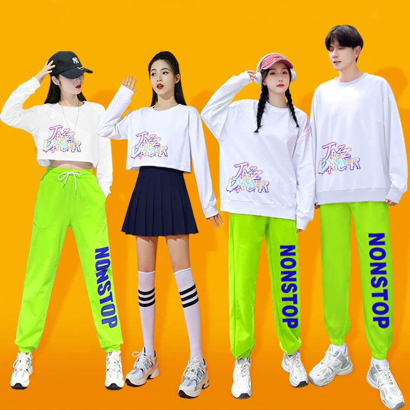 

Корейский комплект: длинная юбка и топ для женских танцевальных выступлений (джаз, фитнес), для взрослых и студентов, для чирлидинга