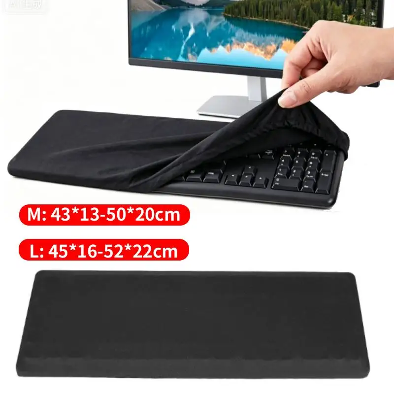 Keyboard Dust Cover, Covers Most 75% 80% 96% and Full Standard Size PC Keyboards, Stretch Fabric Anti-Dust Keyboard Sleeve M/L