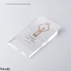 A6 100X150MM Vertical Slant Back Magnetic Acrylic Price Label Card Tags Menu Sign Holder Menu Paper Holder Display Stand