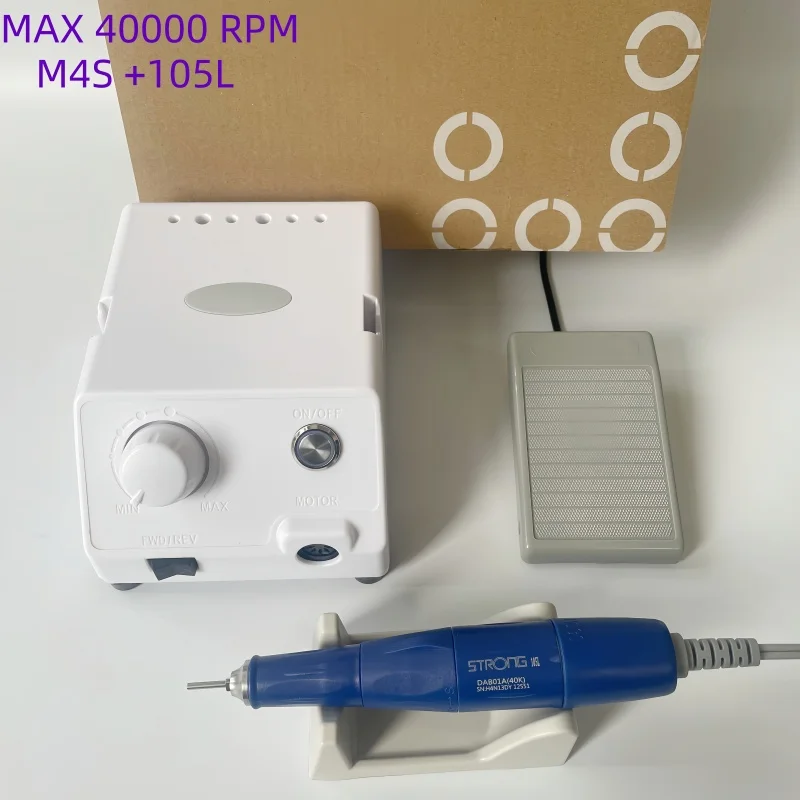 Forte professionale per unghie Micro motore 35000 giri/min SDE-H20N Maniglia elettrica Trapano per unghie Nuovo M4S Micromotore per manicure