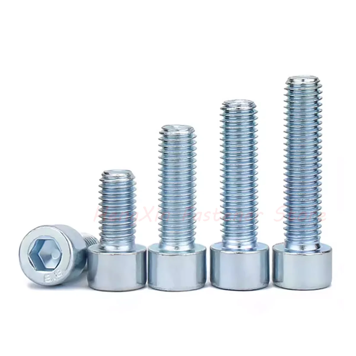 Grade 8.8 Blue Zinc Carbon Steel DIN912 Hexagon Hex Socket Head Cap Allen Bolts Screw M4 M5 M6 M8 M10 M12 M14 M16 M20