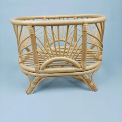 Large Baby Twins Bed Newborn Photography Props Bed Sturdy Retro Bamboo Crib Wooden Basket Bed Newborn Photo Posing Furniture