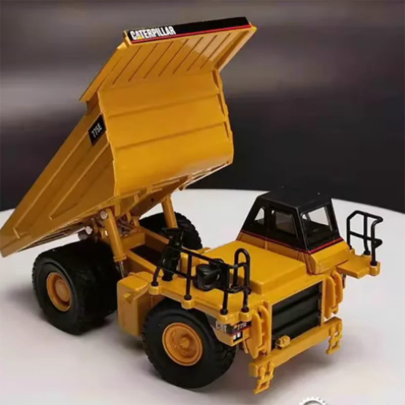 Diecast 1/64 Scale Cat CAT775E Mining Engineering Dump Truck Alloy Truck Model Simulation Static Display Collection Gift