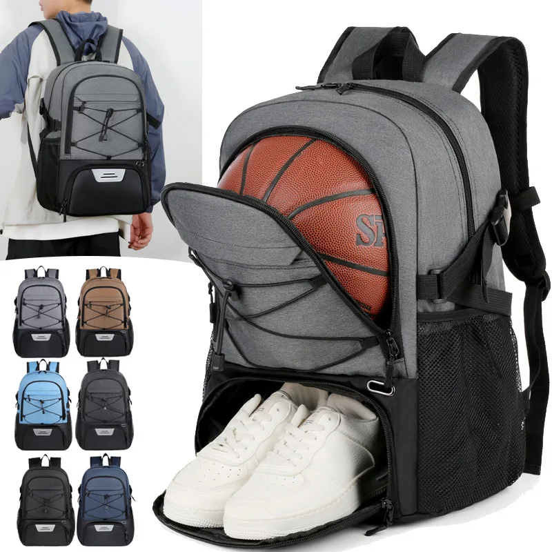 

Outdoor sports backpack large capacity picnic camping hiking basketball backpack volleyball football training bag