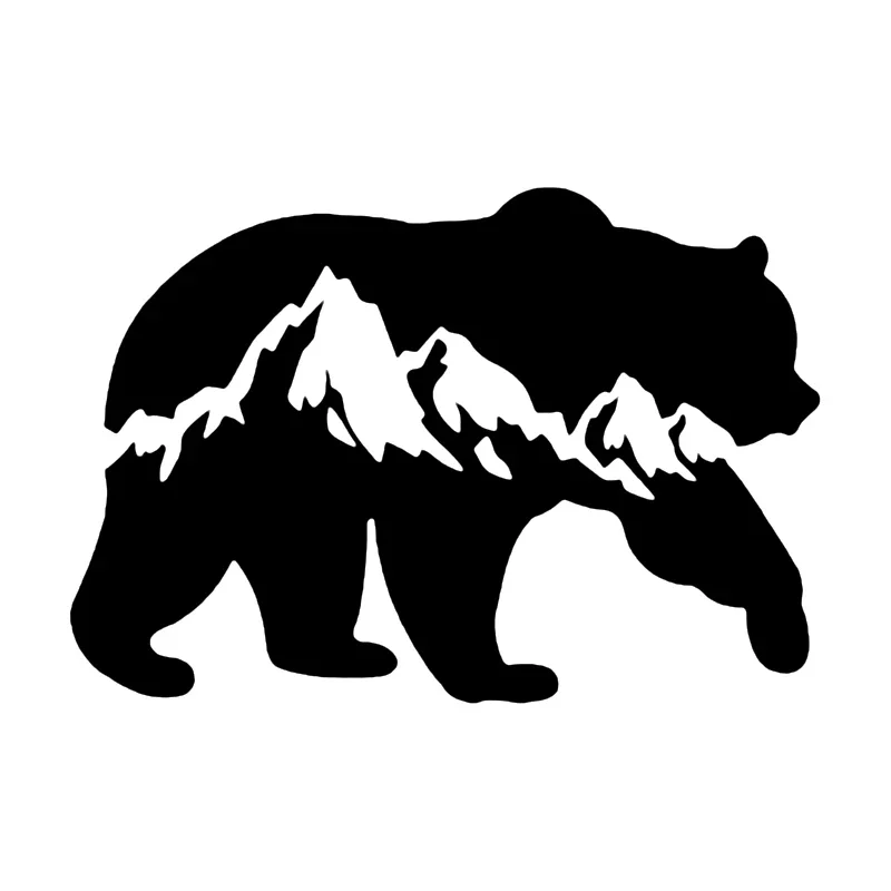 

Bear Mountain Die-Cut Decal Car Sticker Auto Decors on Car Body Bumper Rear Window Laptop Choose Size