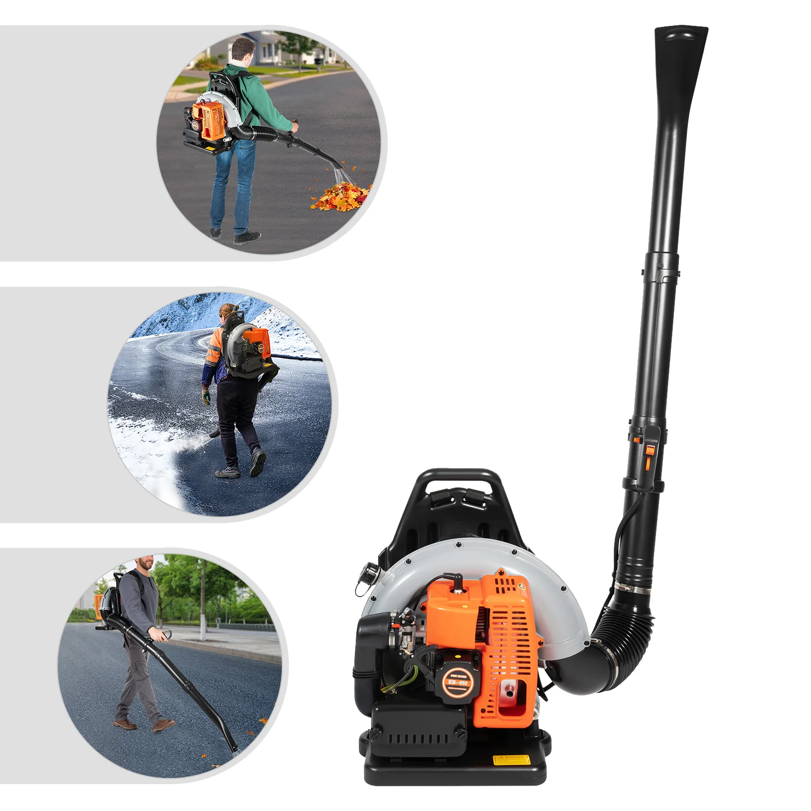 

Power Blower 2.7kw 2-Stroke Generator Pull Cord Switch Adjustable Shoulder Strap Low Fuel Consumption for Road Sweeping