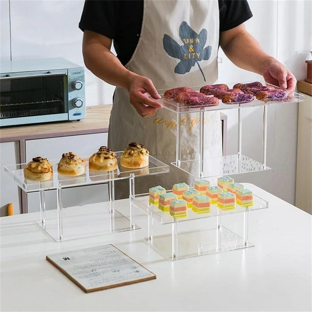 

Acrylic Dessert Table Display Stand Set Party and Wedding Cupcakes Stands Home Hotel Party Decoration