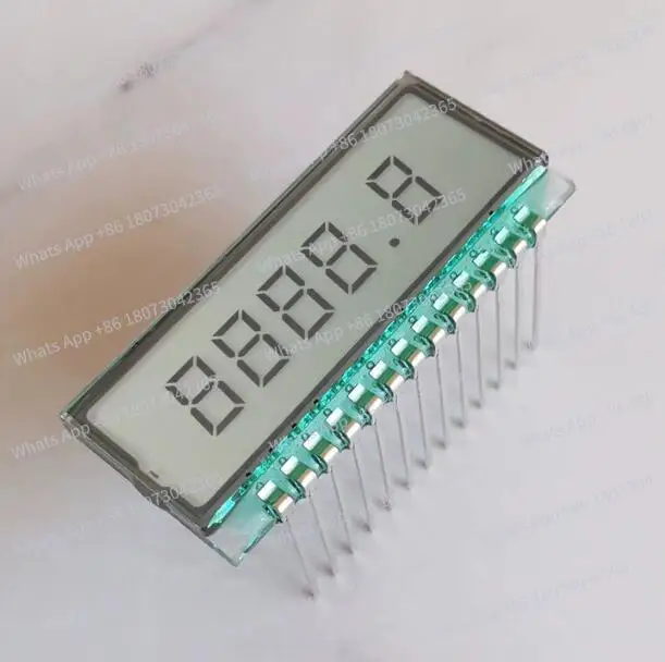 

13PIN Small Size Positive 5-Digits Segment LCD Panel Dynamic Drive (White Backlight/No Backlight)