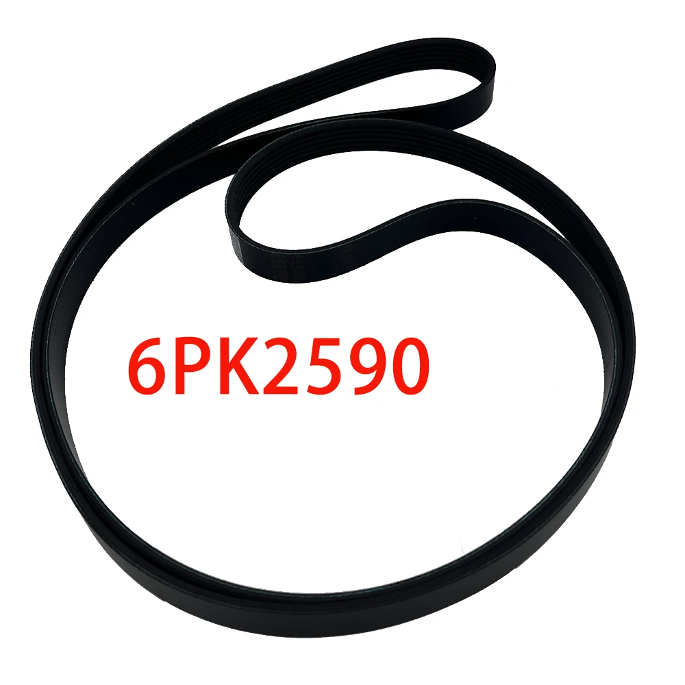

Engine V-Ribbed Belt For Zhonghua Junjie Brilliance BS4 BS6 ZX Terralord 6PK2590 3014447 2003 2008 2015 PK Accessories