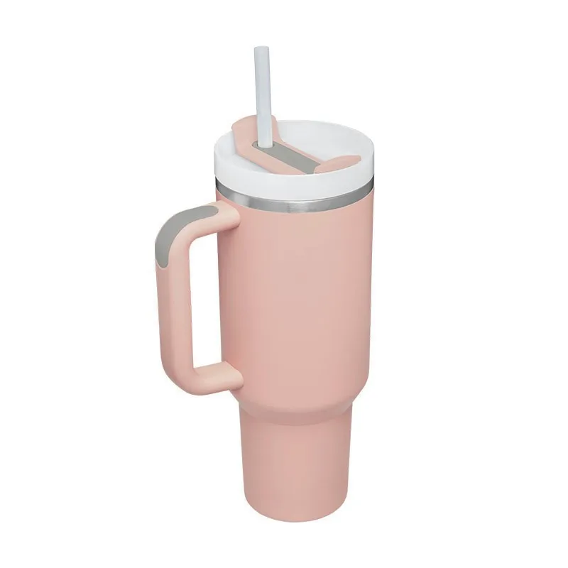 

Factory Price 40oz insulated handle tumbler with lids and straw Wholesale vacuum metal stainless travel mug