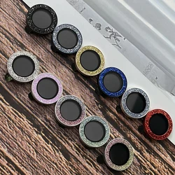 Luxury Metal Ring Camera Lens Protector Glass For iPhone 15 13 11 14 12 Pro Max Mini Plus Full Cover Camera Protector Lens Film
