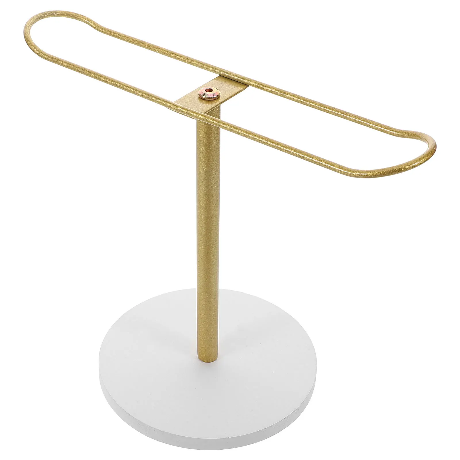 

Wood and Iron Headband Holder Multifunctional Hair Band Organizer Desktop Storage Rack for Necklaces Bracelets Jewelry Display