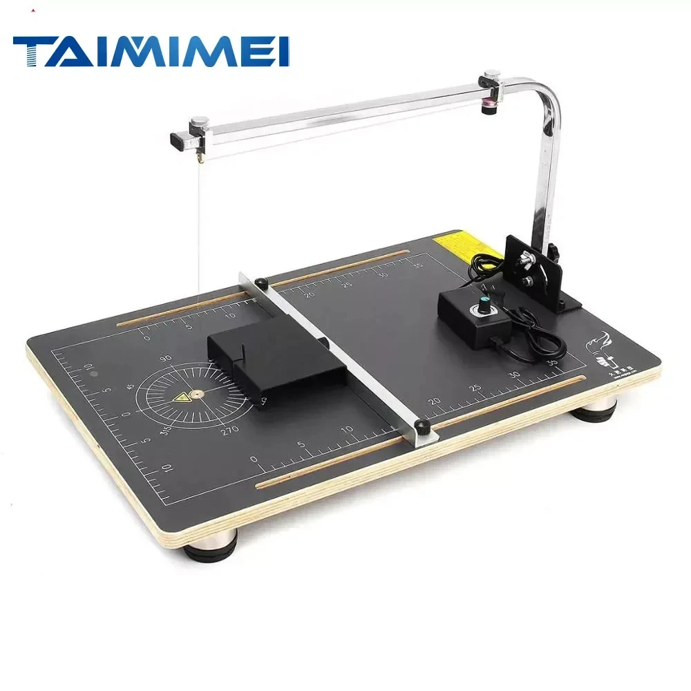 ALLSOME 220V Board Hot Wire Styrofoam Cutter Foam Cutting Machine Working Table Tools EU Plug