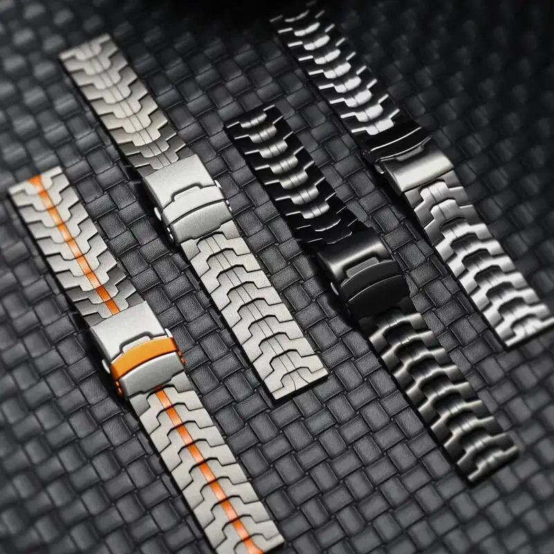 22mm Stainless Steel Band For Amazfit Bip 6/Bip 5 Bip 5 Unity/Pace/Cheetah Pro Strap For Amazfit Stratos/GTR 4 3 2 47mm Bracelet