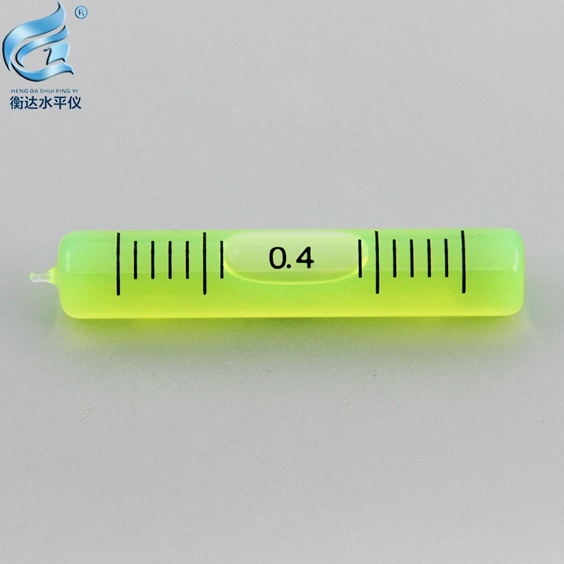 Horizontal bubble high-precision cylindrical small level bubble glass long level bead electronic theodolite long level bead