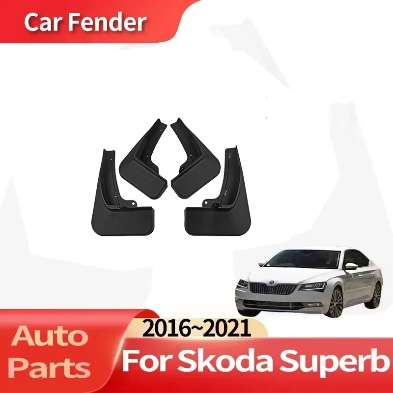 

Auto Accessories For Skoda Superb 2016~2021 Lining Car Fender Anti-sand Splash Mud Guard Skin Punch-free Installation Car Tools