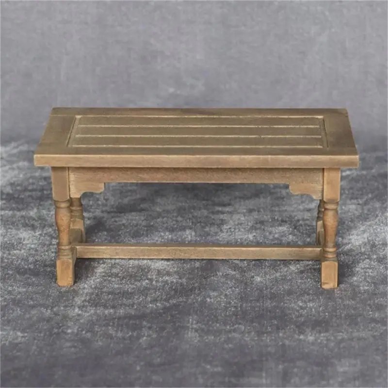 

1/12 Miniature Dollhouses Dining Table Chair for Enhancing Realistic Scale Scene Displaying Furniture Model Accessories P31B