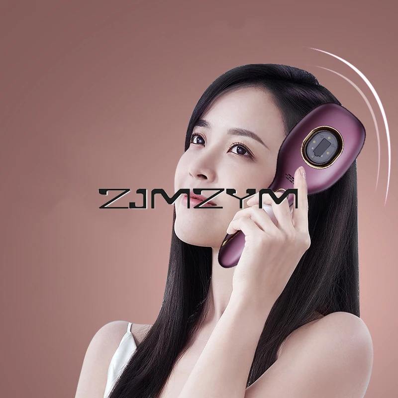 Scalp Massage Comb Vibratory Massage Micro-current Red Blue Light Hair Conditioning Essence into Care Essential Oil Comb