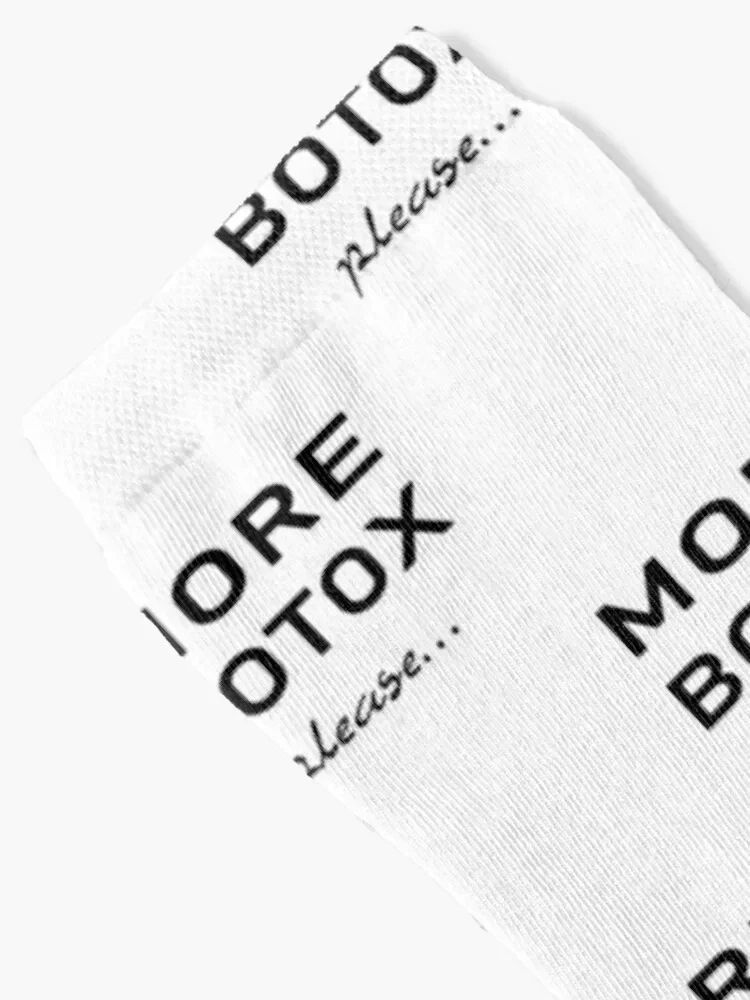 More Botox Please Tshirt Classic T-Shirt, Hoodie, Socks hiphop sports stockings Non-slip Socks For Girls Men's