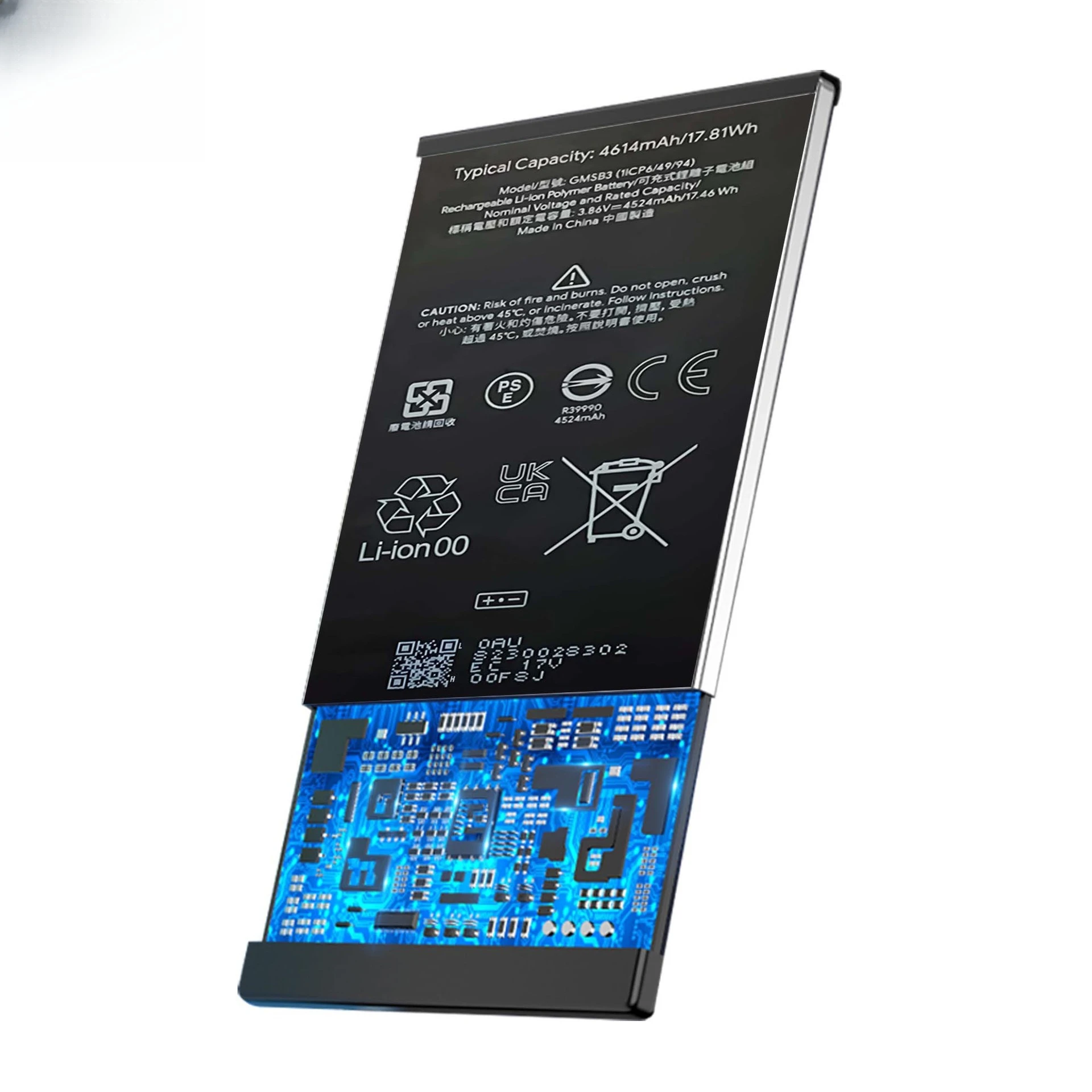 بطارية بديلة 4614 مللي أمبير/5003 مللي أمبير/4350 مللي أمبير في الساعة GMSB3 G63QN GLU7G لجهاز Google Pixel 6/ 6 Pro /pixel 6A #5