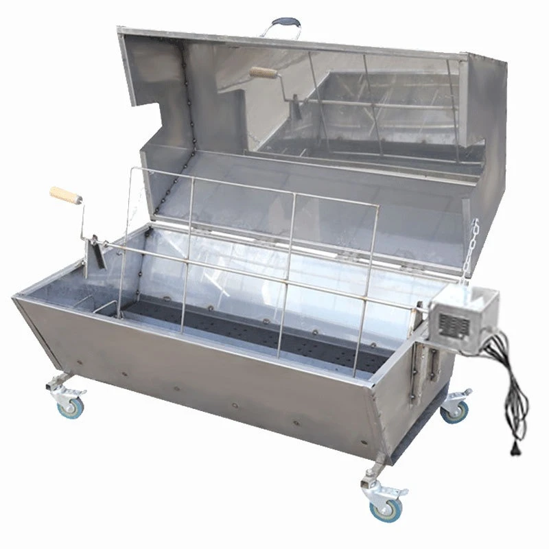 

Butterfly grill commercial stainless steel automatic flip charcoal grill