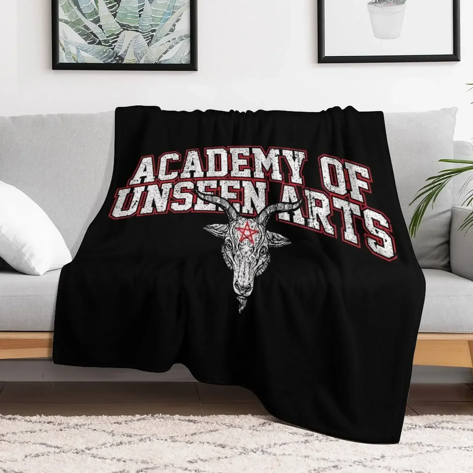 Academy of Unseen Arts Throw Blanket Hairys Warm Blankets