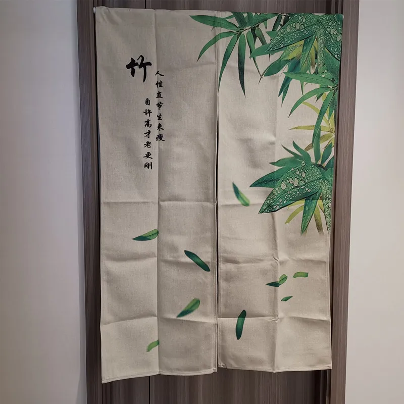 

Chinese Bamboo Doorway Curtain Partition Curtain Bedroom Hanging Curtain Kitchen Bathroom Feng Shui Curtain Japan Noren