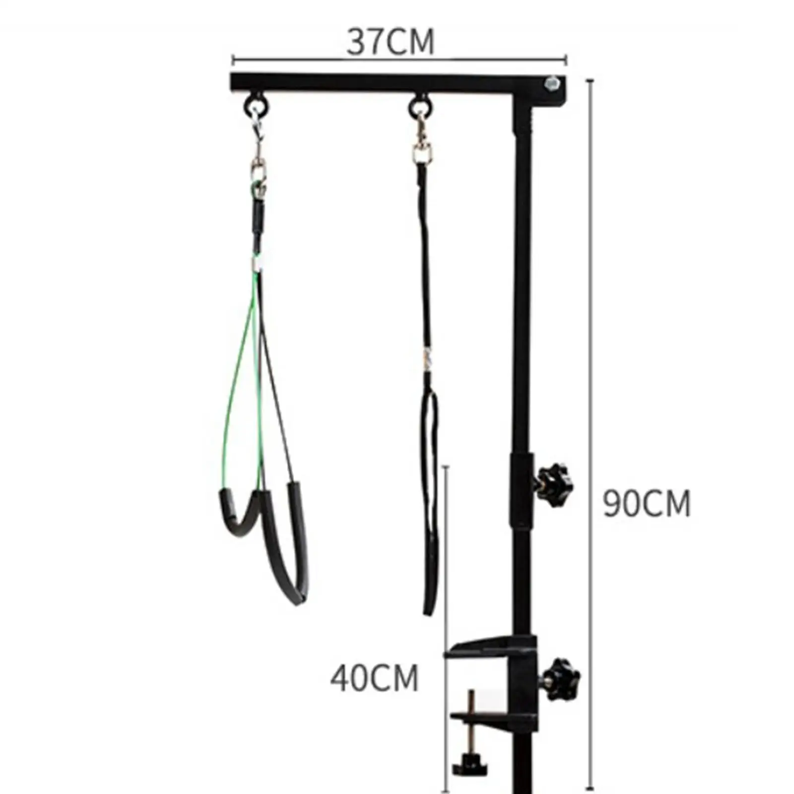 Pet Grooming Arm with Clamp Adjustable Folding for dog Grooming Table