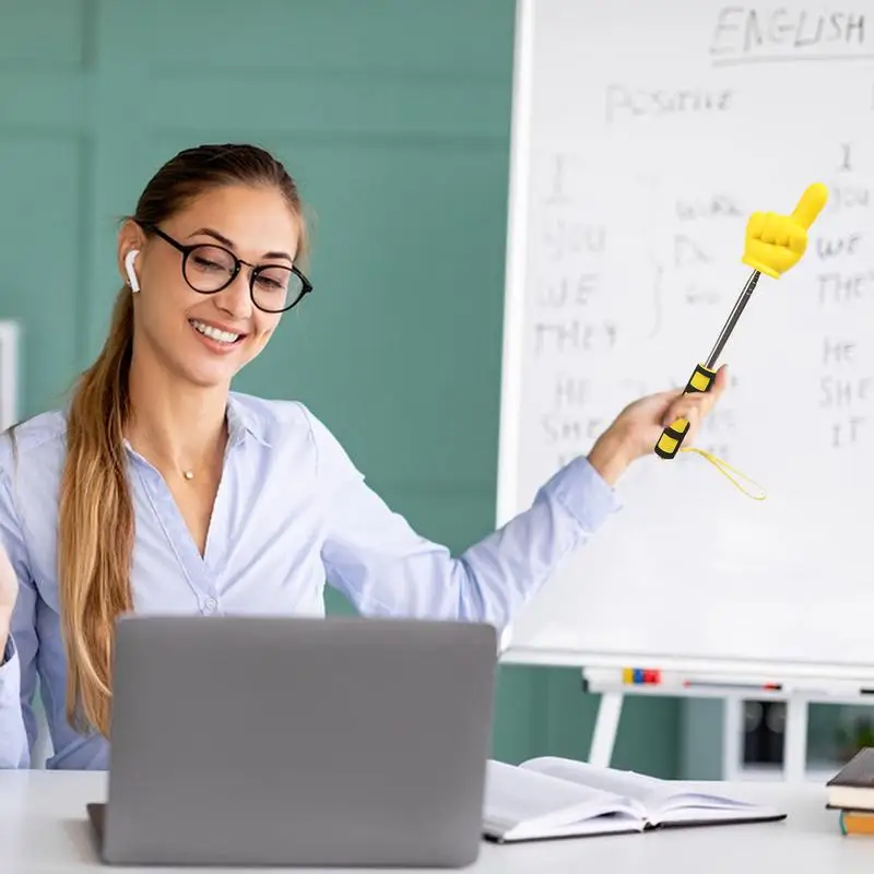 Classroom Stick Supplies Point Stick Telescopic Classroom Finger Pointer Presentation Whiteboard Hand Pointer Guide Indicator