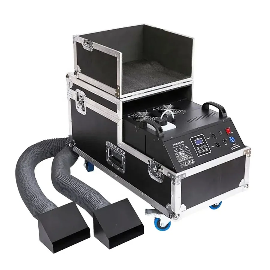Water Base Fog Machine 4500W For Club Concert Wedding Events Stage Effect Low Lying Water Fog Smoke Machine Flightcase Factory