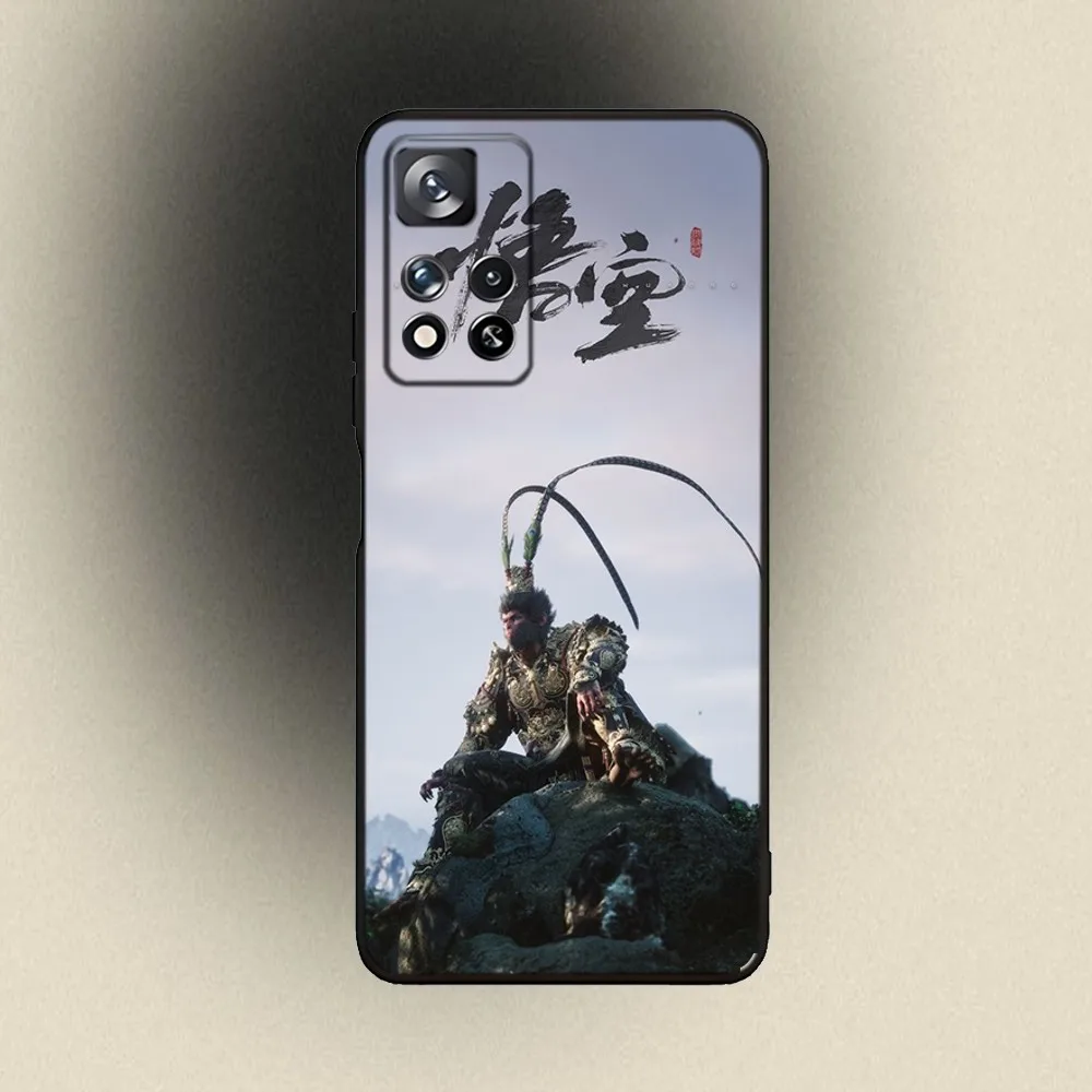 Black Myth Wukong  Phone Case For Samsung Galaxy A20,A21s,A22,A31,A32,A52,A53,A72,73,A80,A91 Soft Black Cover