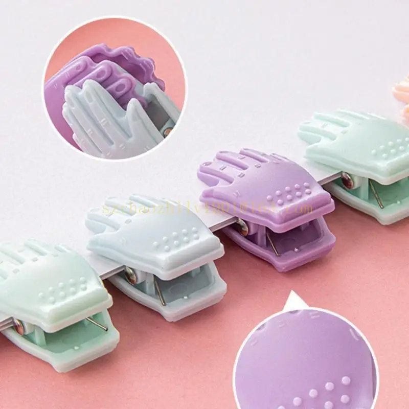 62KA 20PCS Cartoon Paper Clamp Красочный файл зажимной зажимной формы скрепикозареализинг.