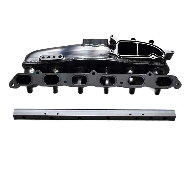 For BMW E90 E91 E92 135i 335i 535i X5 X6 N54 N55 Engines Aluminum Throttle Body 6 Injector Intake Manifold Fuel Guide