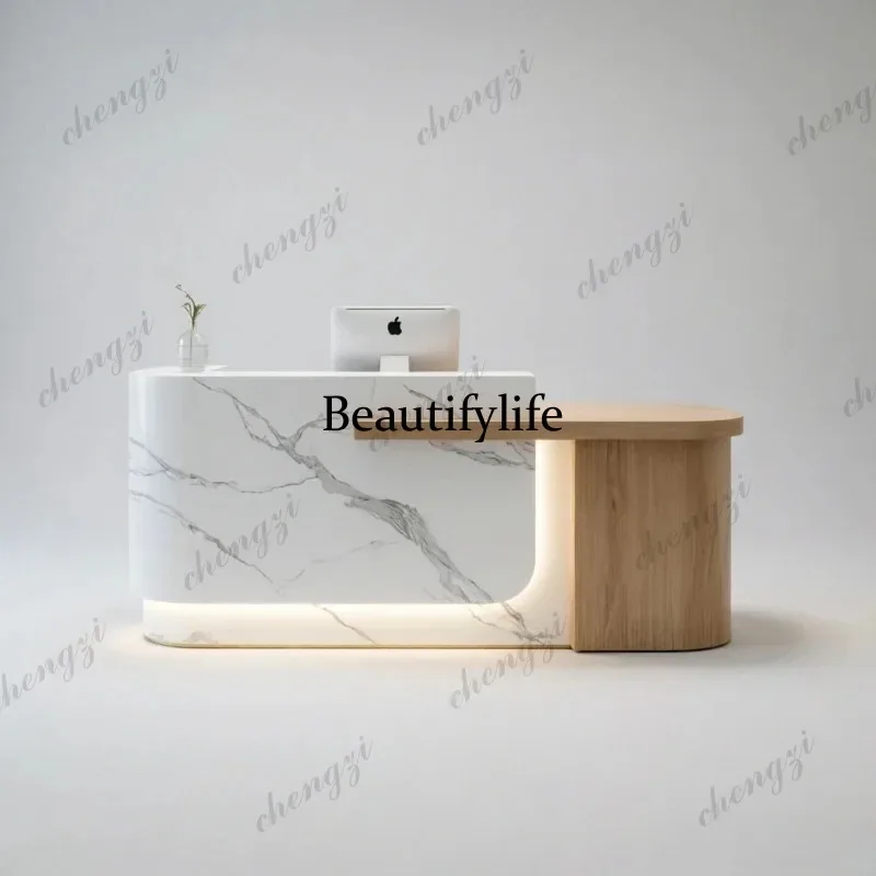 C139 Aesthetic Display Reception Desks Beauty Design Events Specialty Reception Desk Executive Luxury Empfangstresen Theke
