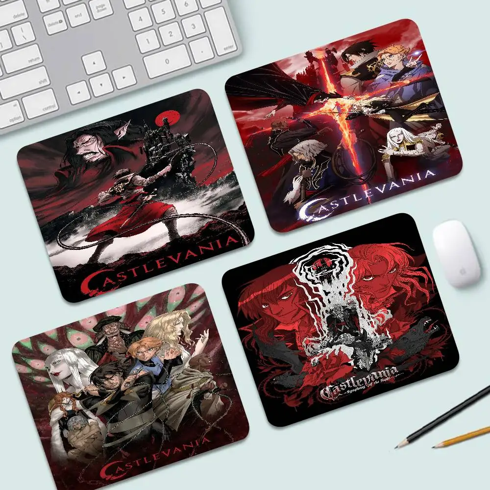 Castlevania Anime Game NEW Mouse Pad Custom Mousepad Game Small Size Computer Desk Pad Natural Rubber Home Keyboard Pad