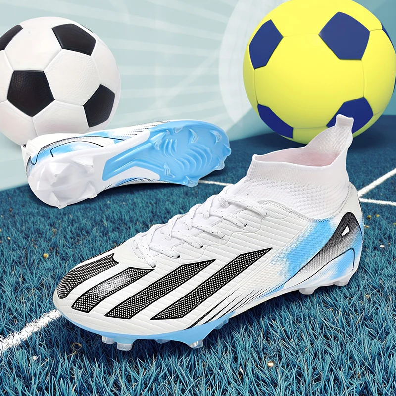 

New Men Football Boots Cleats Soccer Shoes Grass Adult Non-Slip Ultralight Sports Outdoor Comfortable Training Match Sneakers