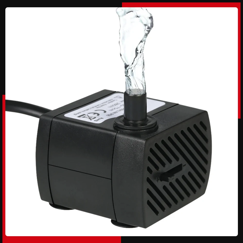 150L/H 180L/H 280L/H Submersible Water Pump with One Nozzle 4.9ft(1.5m) Power Cord