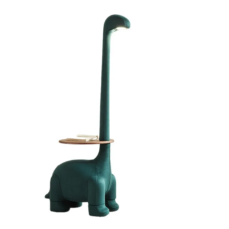 

Creative animal minimalist dinosaur sofa side with lights corner rack coffee table