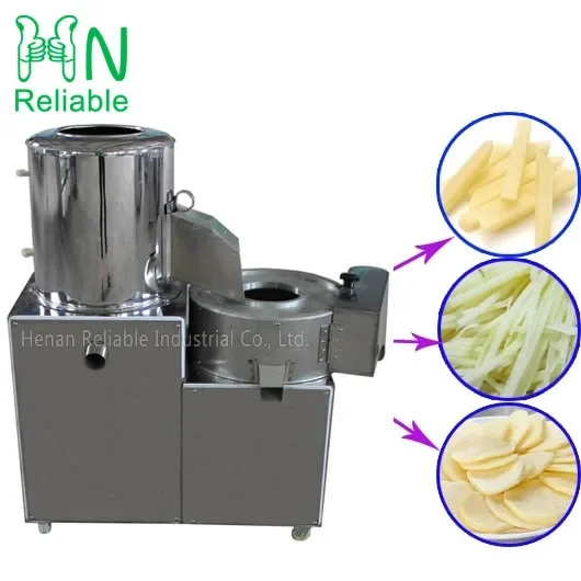 

multifunction potato peeling slicing machine French fries and Potato Chips Cutter