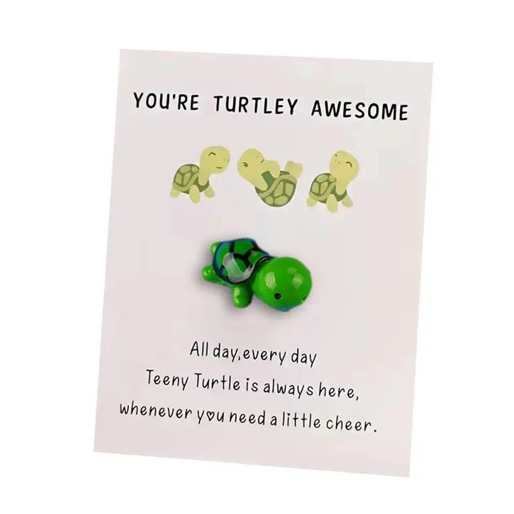 You're Turtley Awesome Animal Pun Thank You Note Cards Friend Family Colleague Thank-you Pockets Card Gifts